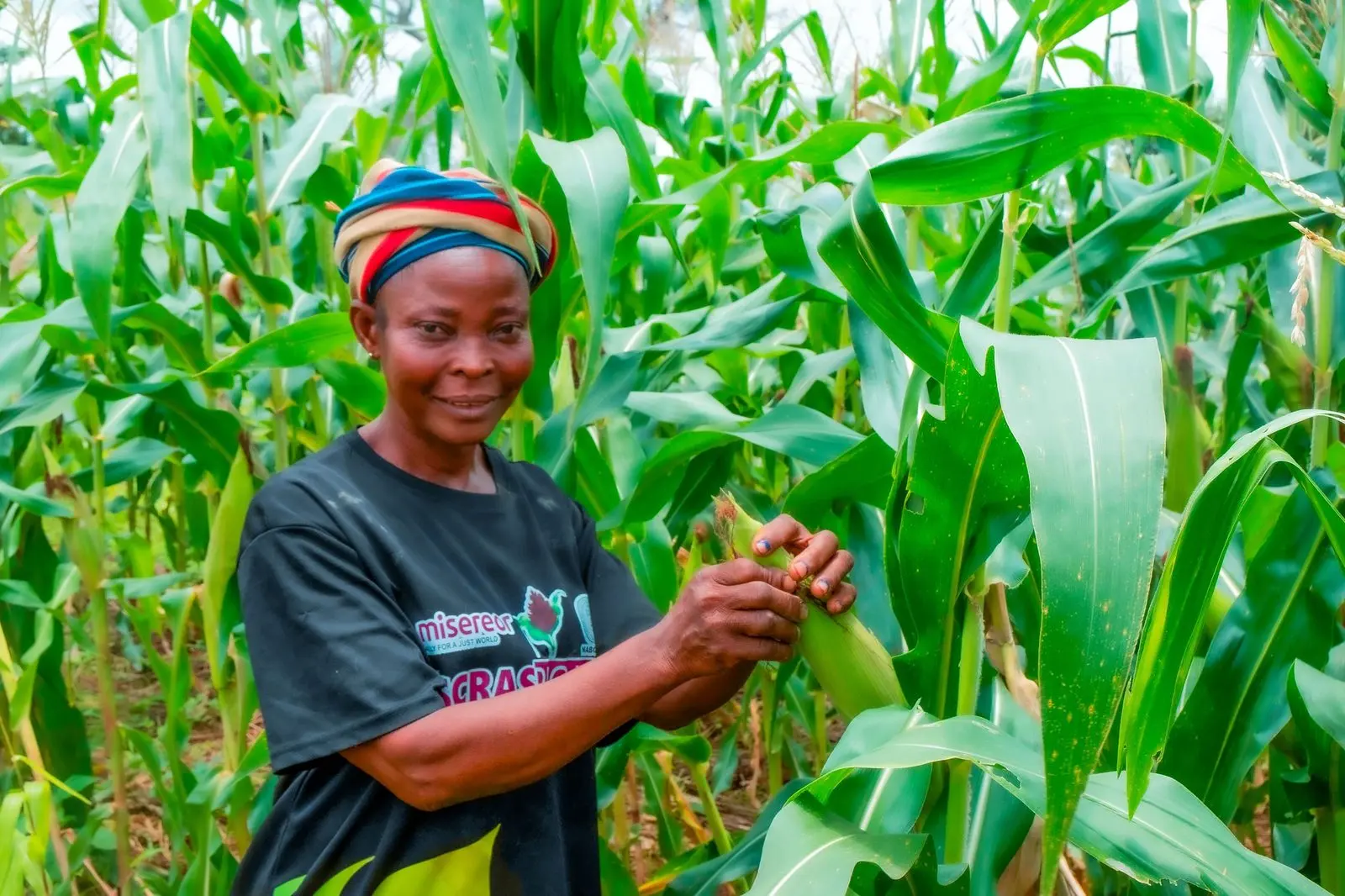 Diana Dittoh: Compost and Mulch Help Her Crops Withstand Irregular Rains