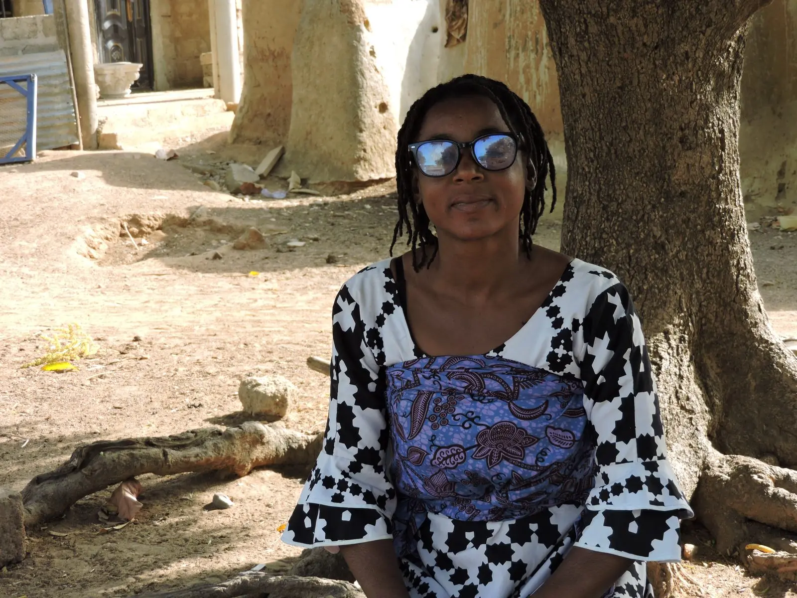 Vida Ayambila, who leads the community Child Protection Team that supported Nancy