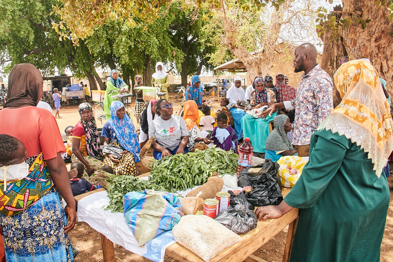 Cooking demonstration for women in gantiga 4