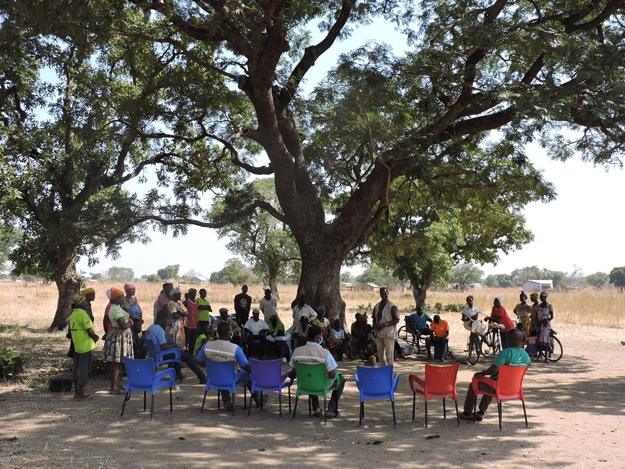 Photo from: Agandaa and Nabango communities engage district officials on climate adaptation plans