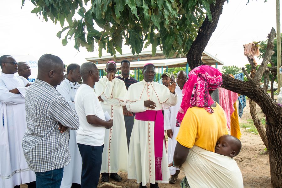 Photo from: Apostolic Nuncio Visits Burkinabe Refugees at Tarikom During Pastoral Visit to the Diocese