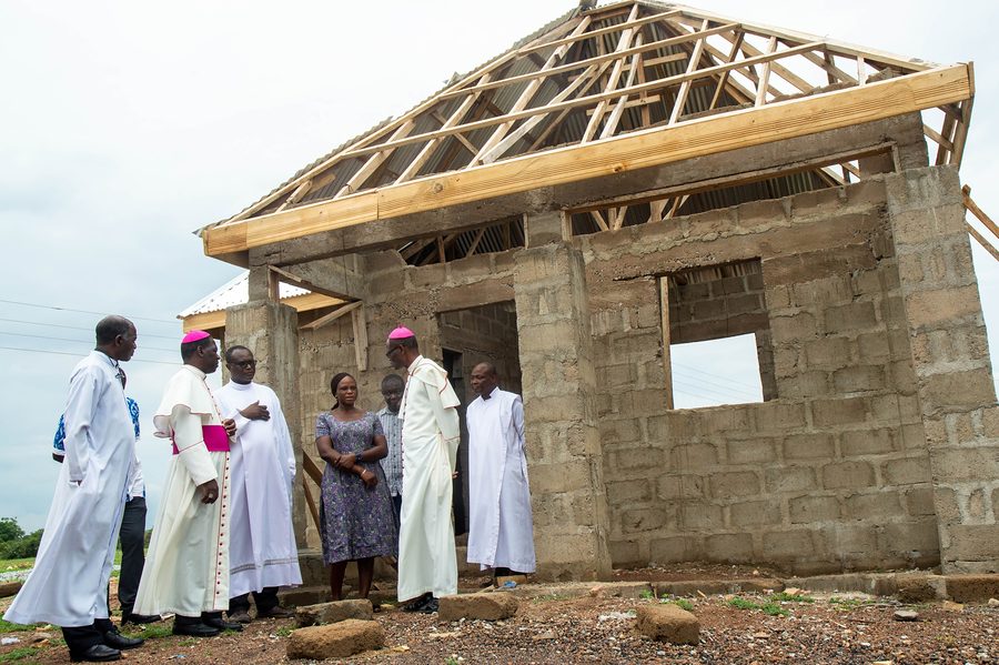 Photo from: Apostolic Nuncio Visits Burkinabe Refugees at Tarikom During Pastoral Visit to the Diocese