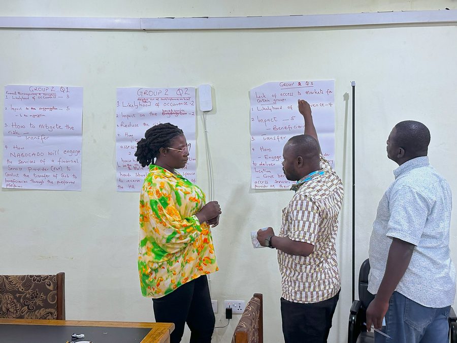 Photo from: EMPOWER Project: CRS Trains NABOCADO Staff on Cash and Voucher Assistance in Emergencies