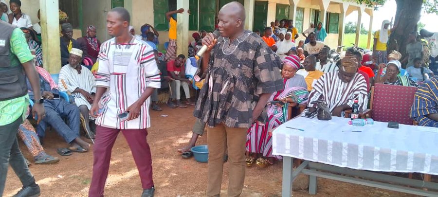 Photo from: Gbingbani Clans Perform 'Blood Burial' Ceremony to End Conflict