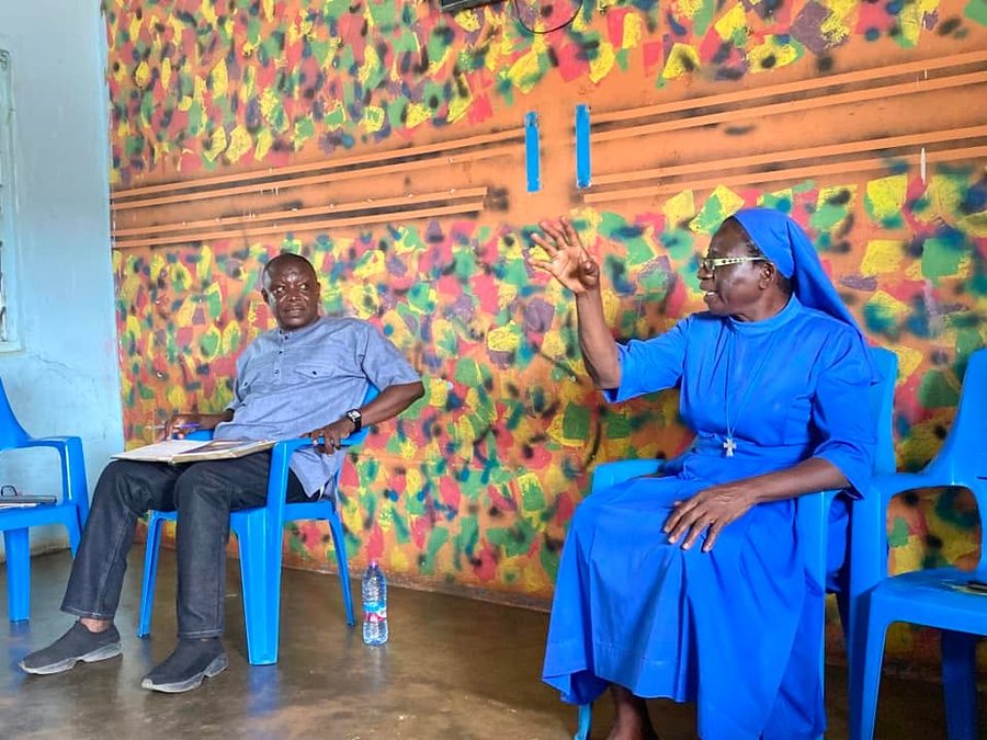 Photo from: GGJP Director Joins Staff Review at Mother of Mercy Babies Home