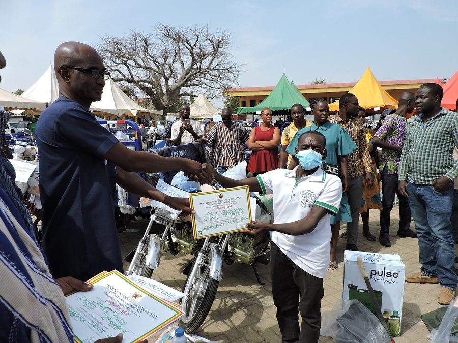 Photo from: NABOCADO awards outstanding farmers at Upper East National Farmers' Day celebration