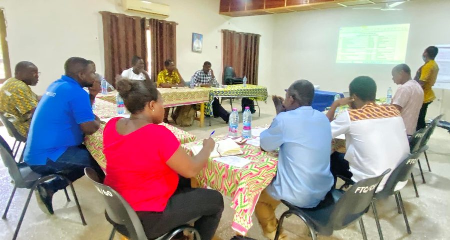 Photo from: Staff oriented on new three-year Misereor-funded climate resilience project