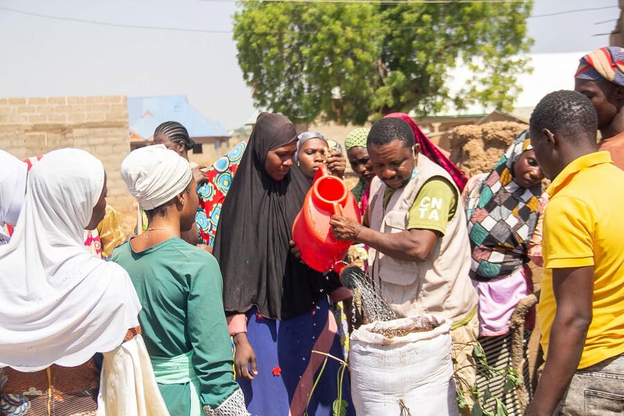 Photo from: Enhancing Child Nutrition Through Backyard Vegetable Production in Refugee Host Communities