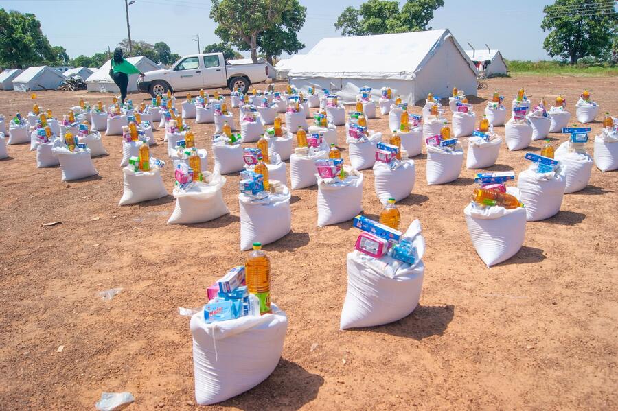 Photo from: NABOCADO Delivers Food and Hygiene Items to Burkinabe Refugees at Tarikom