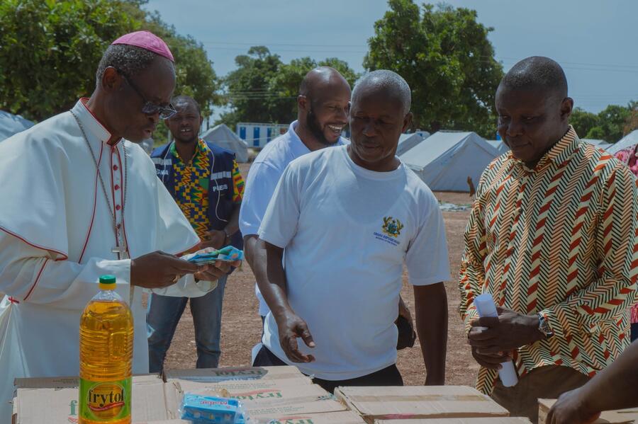 Photo from: NABOCADO Delivers Food and Hygiene Items to Burkinabe Refugees at Tarikom
