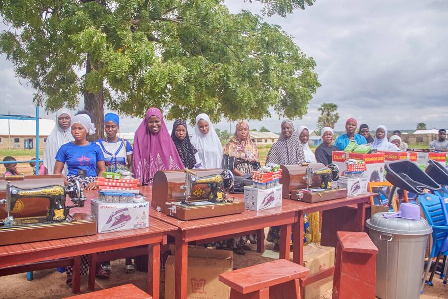 Photo from: NABOCADO Hands Over Livelihood Equipment to At-Risk Women and Youth in Kongo
