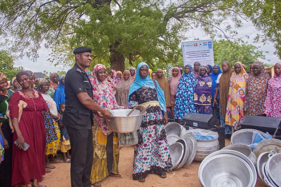 Photo from: NABOCADO Hands Over Livelihood Equipment to At-Risk Women and Youth in Kongo