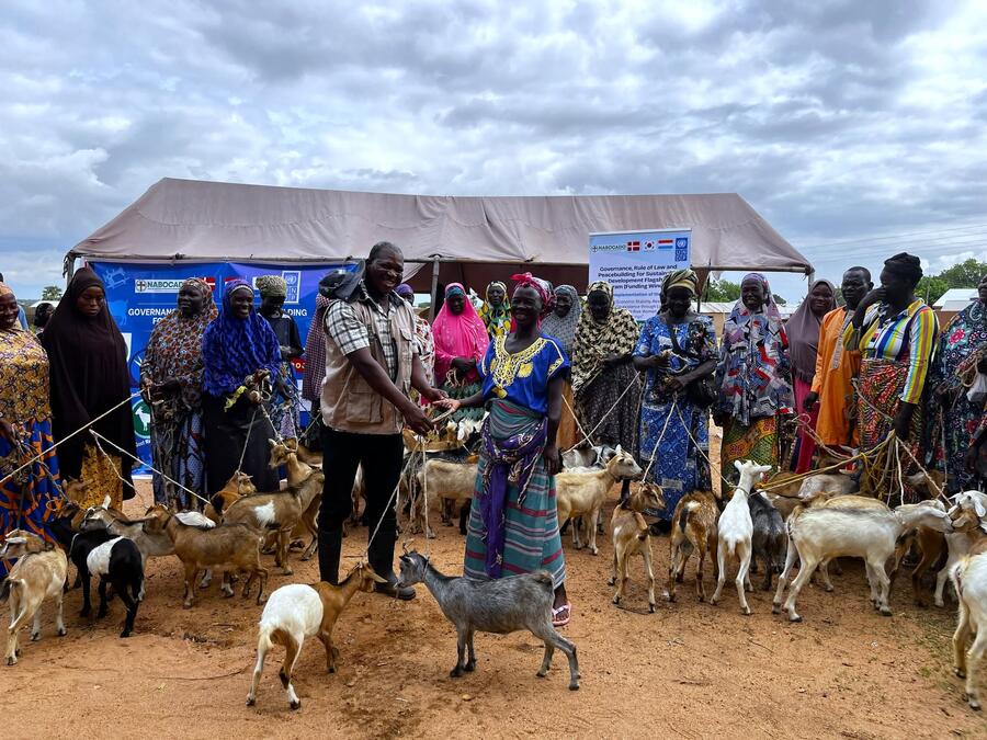Photo from: NABOCADO Hands Over Livelihood Equipment to At-Risk Women and Youth in Kongo