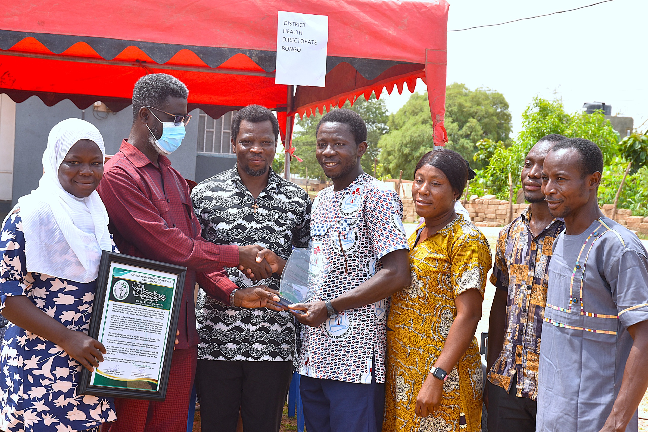 Group photo of health staff